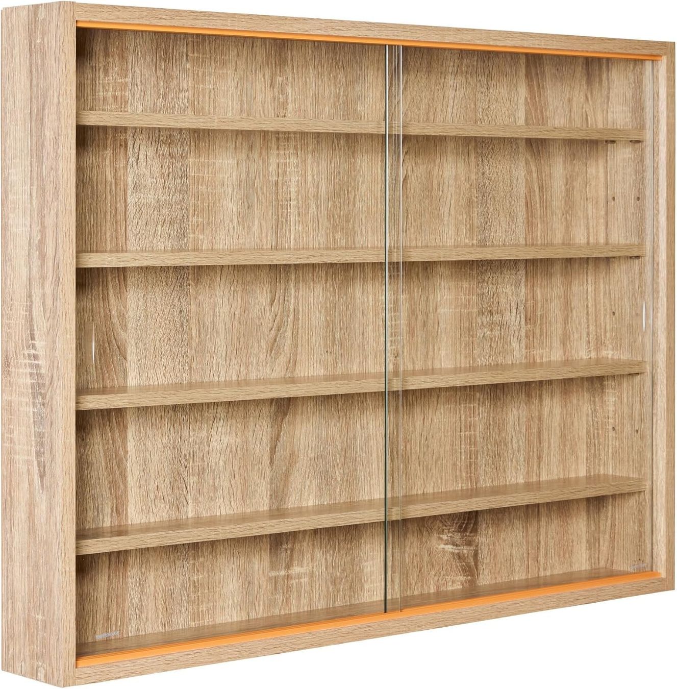 Vetrine: Sammlervitrine, Hängevitrine, Wandregal, Glasvitrine - Eiche – Nuovo e nell'imballaggio originale da Fislisbach venduto da IboTrade 1
