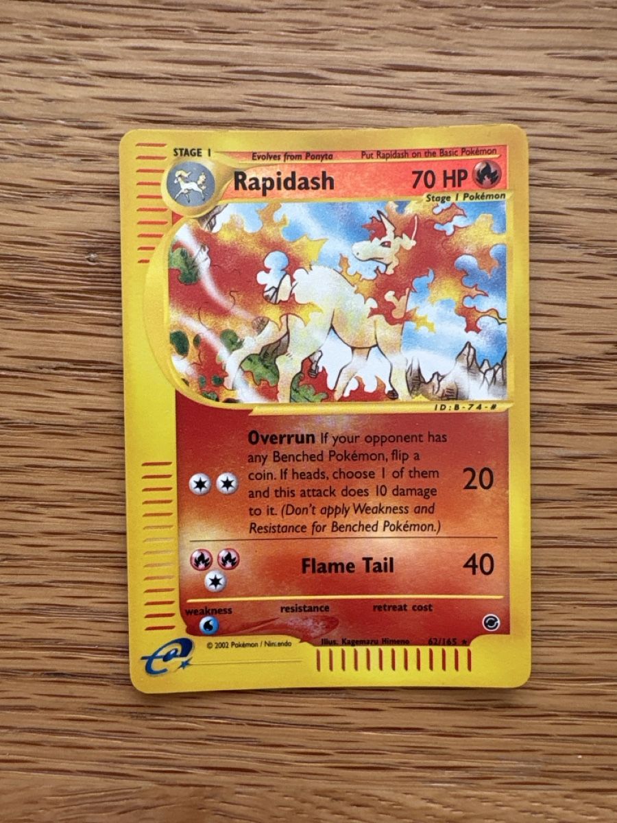 Pokémon Carte collezionabili: Pokemon, Rapidash (Gallopa), Expedition – Usato da Zürich venduto da el_marcel
