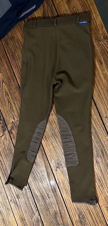 Pantaloni: Reithose elastisch braun 146/152 – Usato da St. Gallen venduto da steppenpferdchen 1