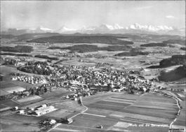 Worb BE // Luftbild Berner Alpen