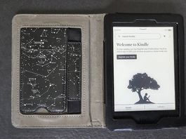 Kindle Paperwhite (7. Generation) mit Hülle