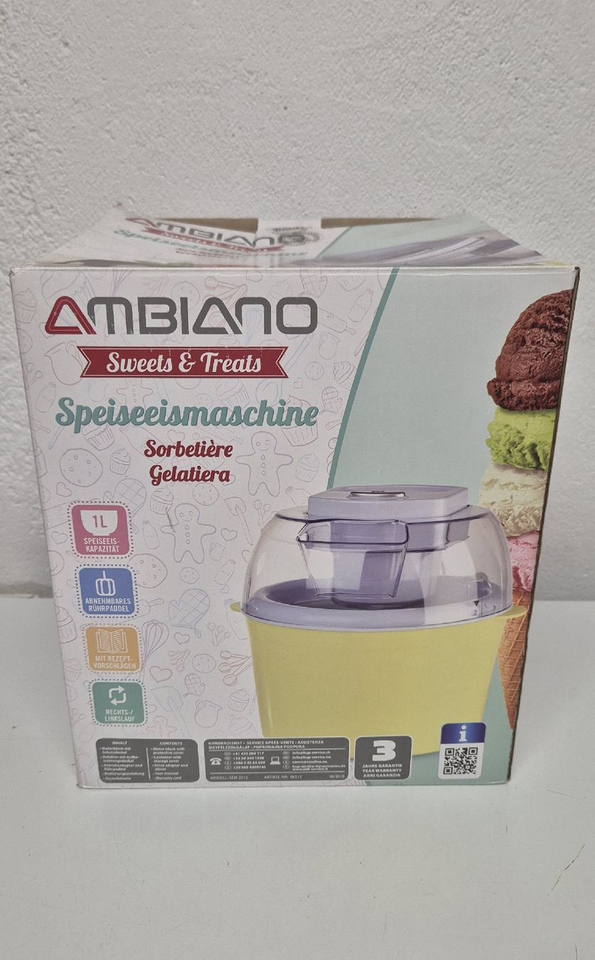Ambiano Elettrodomestici da cucina: Speiseeismaschine – Usato da Oberwil-Lieli venduto da cla_j25n 2