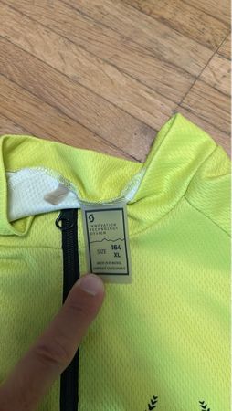 Scott Funktionsshirt Grösse XL kids gelb Made in Romania