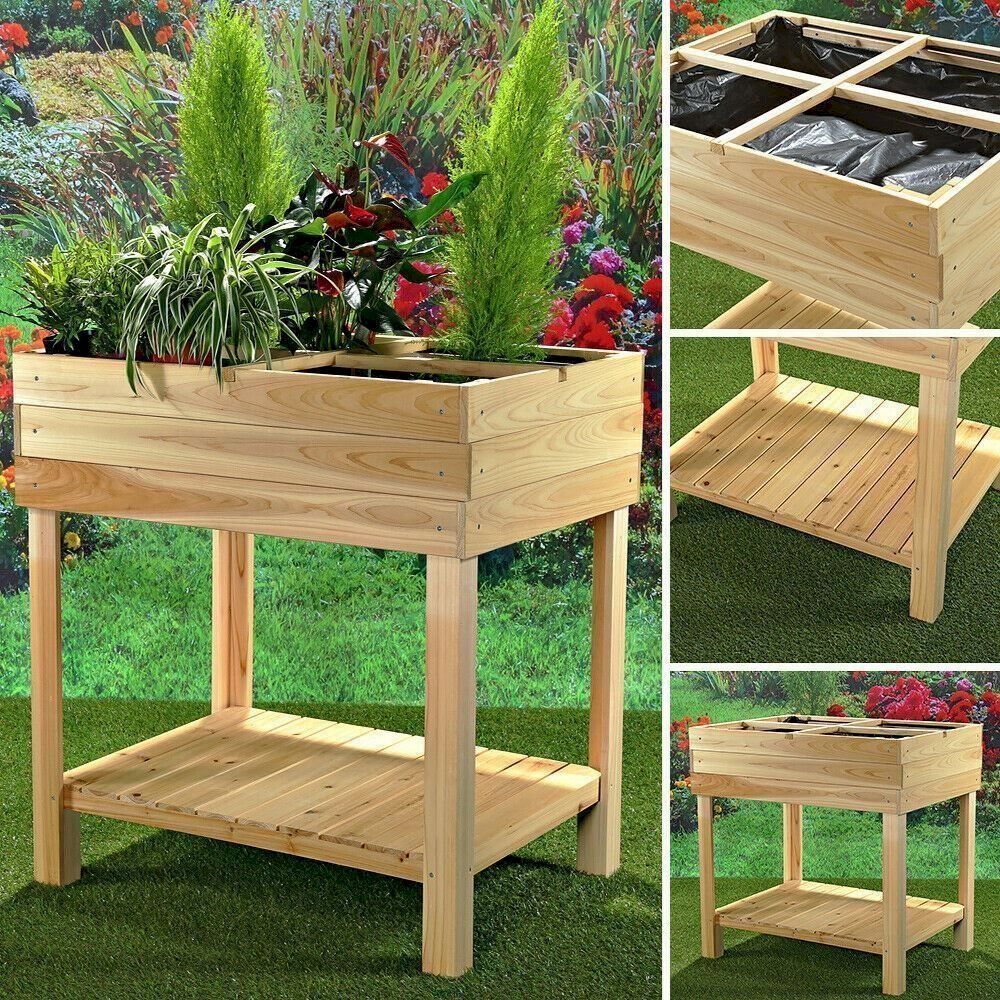 Decken: Mucola Hochbeet Holz + 4 Fächer – Neu und originalverpackt aus Bottighofen von zaap