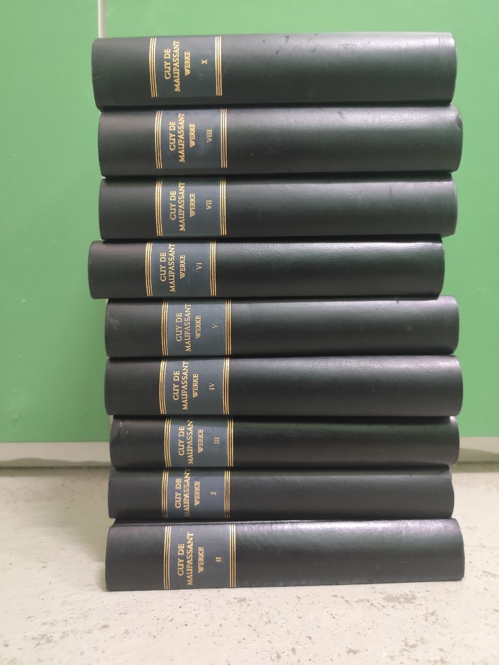 Bücher: Guy de Maupassant Werke 9 Bände – Gebraucht aus Mägenwil von VintageGirly