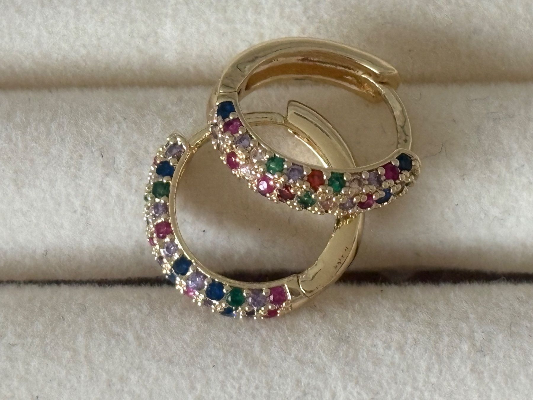 Orecchini pendenti & Orecchini a lobo: Luxus Elegante Ohrstecker Ohrschmuck Multicolore Farbe:Gold – Nuovo (secondo la descrizione) da Biel-Bienne venduto da Roserosse13 6