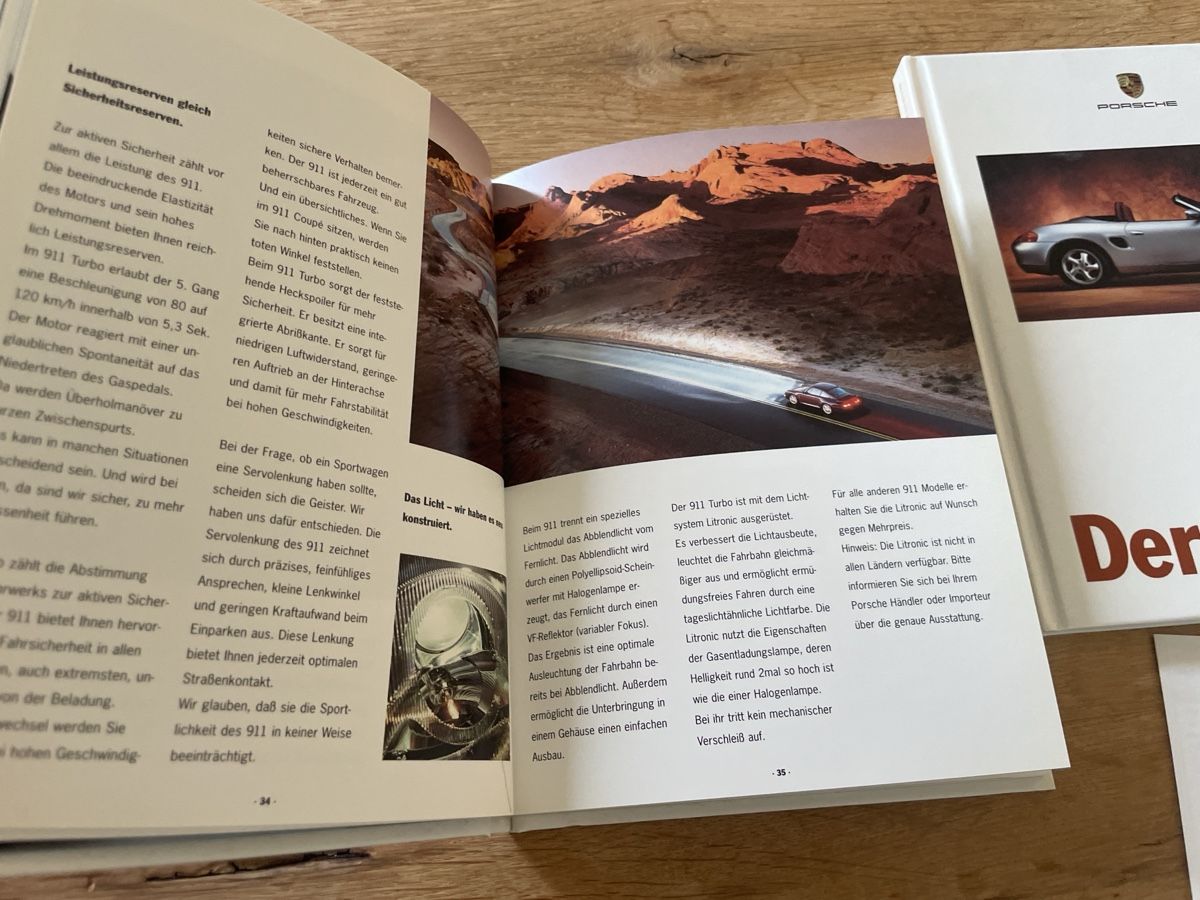 Libri: 2 Porsche Bücher und ein Prospekt Boxter, 911, Farben – Usato da Winterthur venduto da cheerio97 2