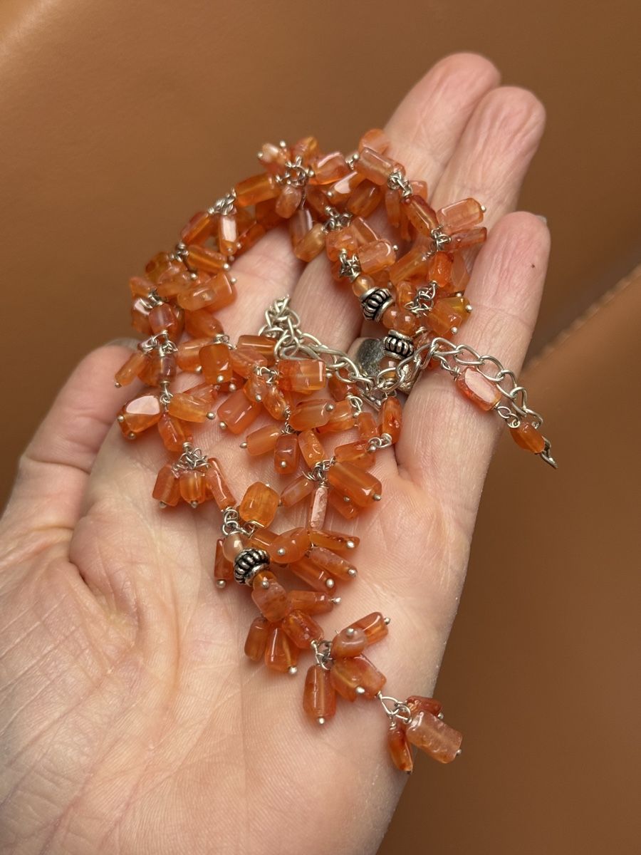 Catenine: Schöne Karneol Kette NEU – Nuovo e nell'imballaggio originale da Basel venduto da Chili007 3