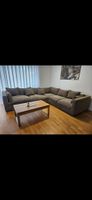 Ecksofa Stoff braun 270x315 cm guter Zustand