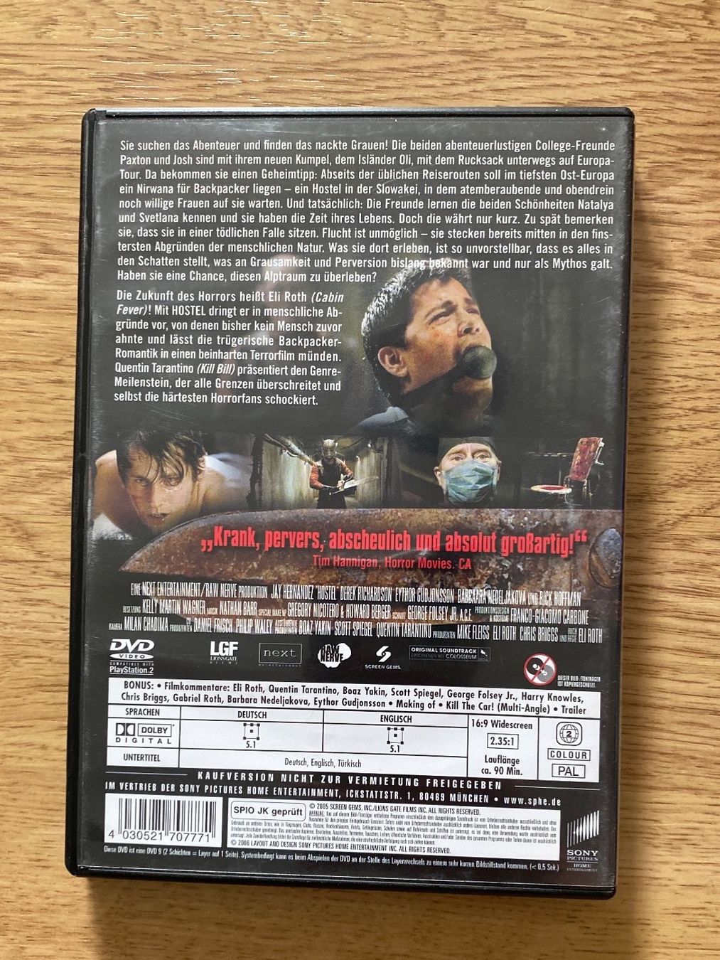 Tutti i DVDs: Hostel DVD – Usato da Rafz venduto da SaintCruz 1