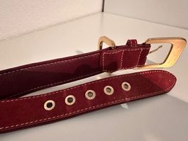 Hundehalsband, William Walker, bordeauxrot, L,  neuwertig,