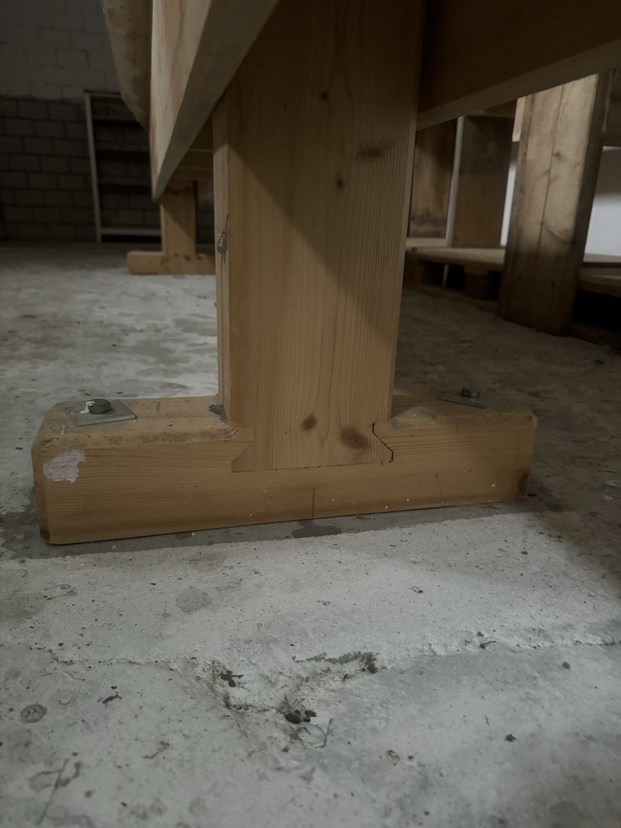Articoli in legno: Stabiler Hellingsbalken. Diverse Mallspantensätze – Usato da Grellingen venduto da Marcellus 2