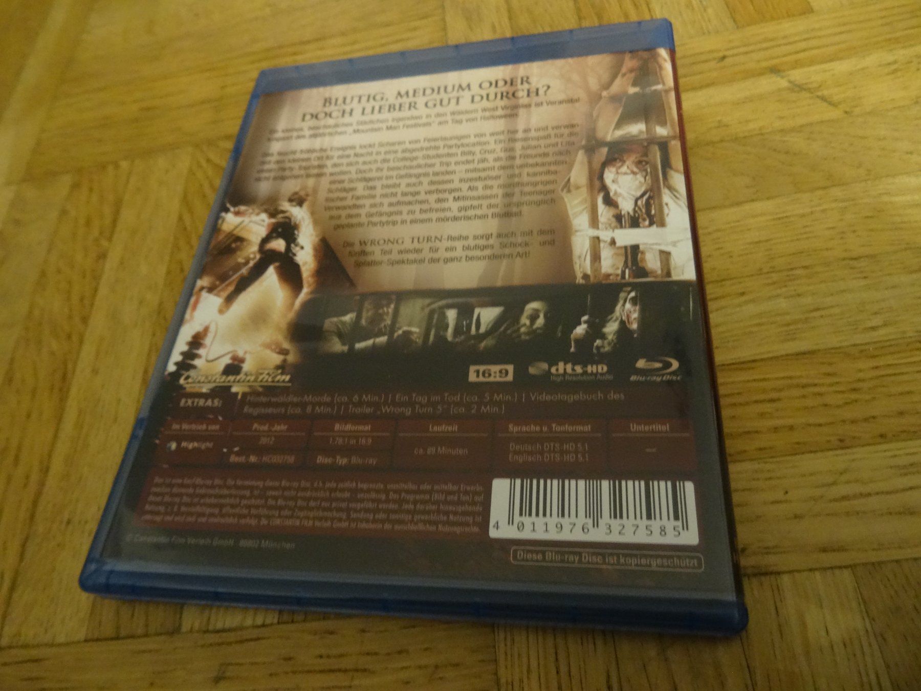 Alle DVDs: Wrong Turn 5 Bloodlines BLU-RAY – Gebraucht aus Olten von Disc-Verkauf 2