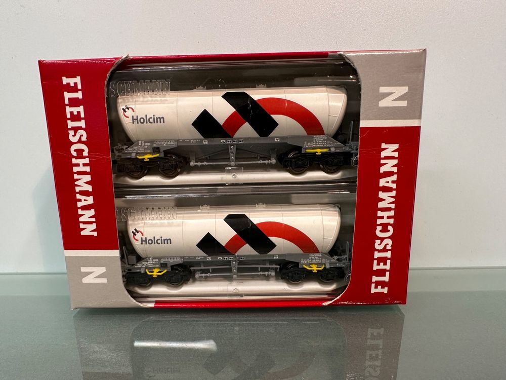 SPUR N FLEISCHMANN 2er-Set Güterwagen DB 837910 OVP / 2 F 825 EUR 14,50