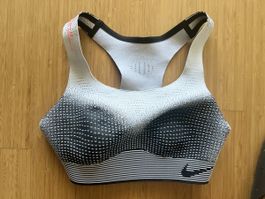 Brassière Nike Dri-FIT noir et blanc taille S