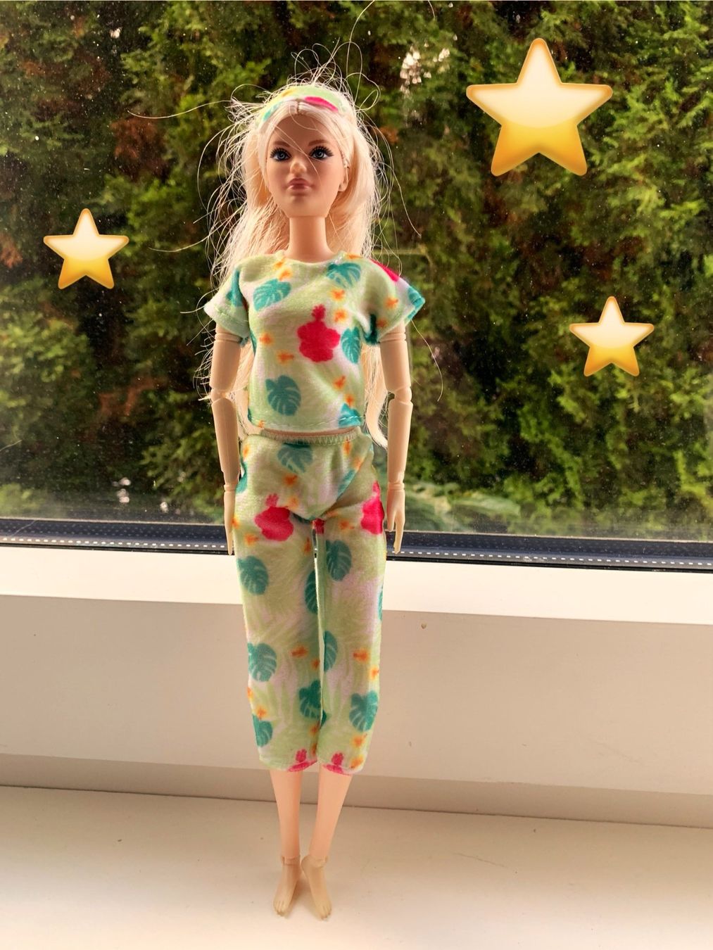Bambole: BARBIE-PYJAMA MIT SCHLAFMASKE  **NEU** – Nuovo (secondo la descrizione) da Starrkirch-Wil venduto da Evelyne222 6