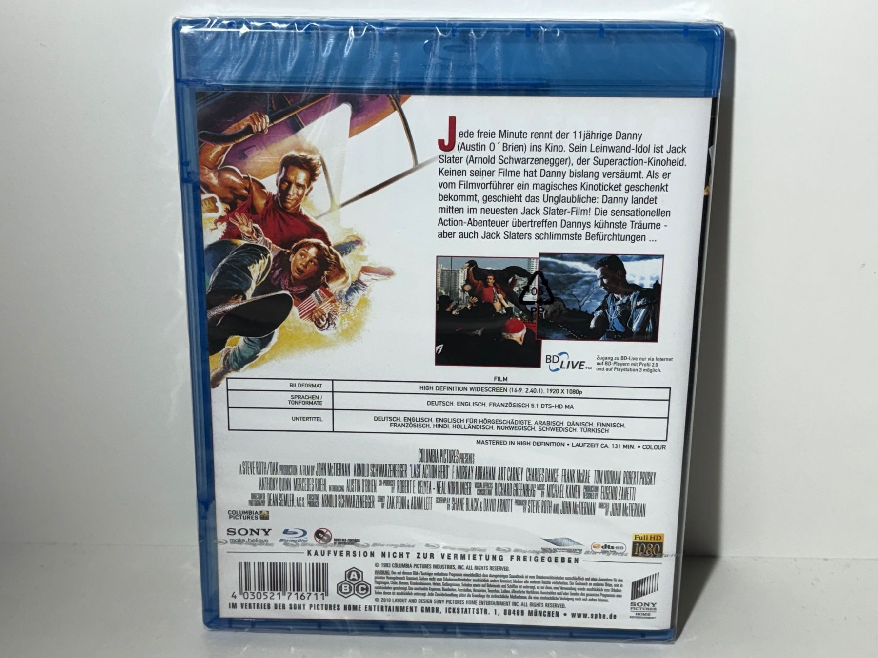 Tutti i DVDs: Last Action Hero Blu Ray OVP – Nuovo e nell'imballaggio originale da Wilderswil venduto da Mr.Fury 1