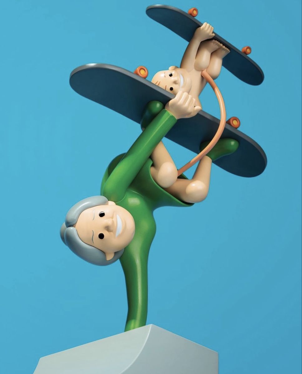 Statuette: JOAN CORNELLÀ DOUBLE HANDSTAND Figure sold out! – Nuovo e nell'imballaggio originale da Lausanne venduto da Tintin032 1