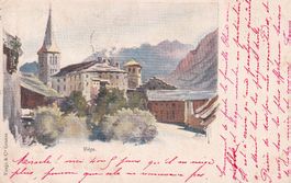 Visp   VS    -    LITHO       um 1906