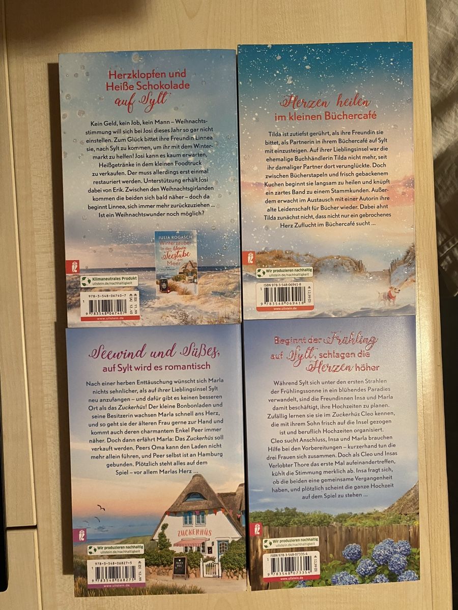 Bücher: Buchpaket von Julia Rogasch – Neu und originalverpackt aus Illnau von Flumi88 1