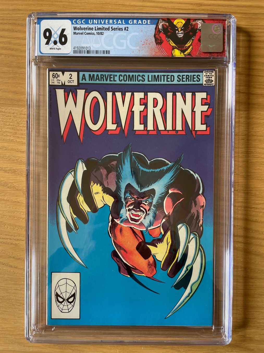 Fumetti: Wolverine Limited Series #1-4 1982 CGC 9.6 Cust Comic MARVEL – Usato da Zürich venduto da molcomics 3