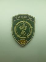 BADGE ECUSSON MILITAIRE SUISSE BAT MOB LOG 22