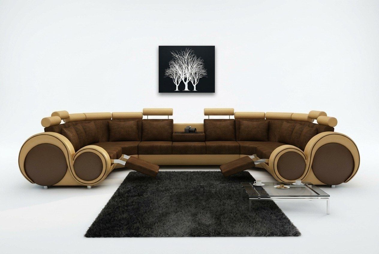 Divani: Ecksofa U Form Sofa Couch Polster Ecksofa Wohnlandschaft – Nuovo e nell'imballaggio originale da Zug venduto da jvmoebel-schweiz 1