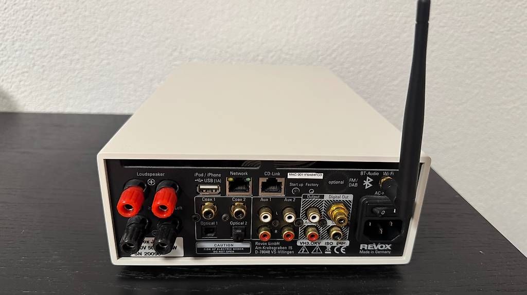 Revox Amplificatori: Revox Joy S120 MK II weiss – Nuovo (secondo la descrizione) da Lohn-Ammannsegg venduto da nw74 2