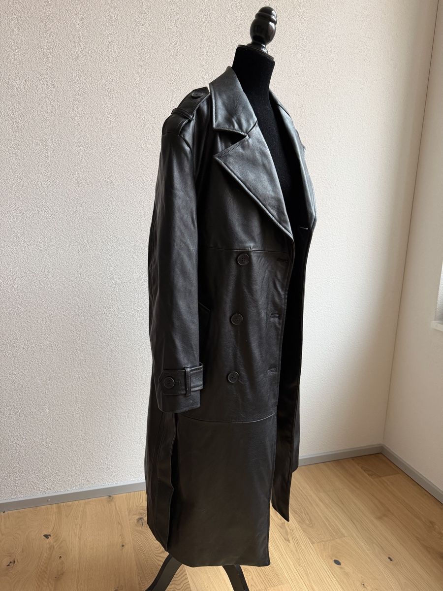 Mäntel:  Kunstleder Trenchcoat Schwarz – Neu und originalverpackt aus Winterthur von Naru2533 1