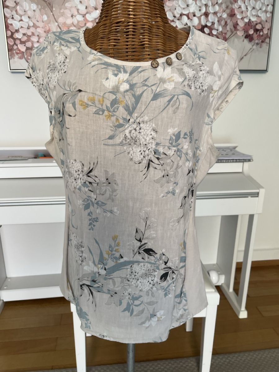 Top: Leinentop von Driver, 36, beige – Usato da Solothurn venduto da Bobesch08