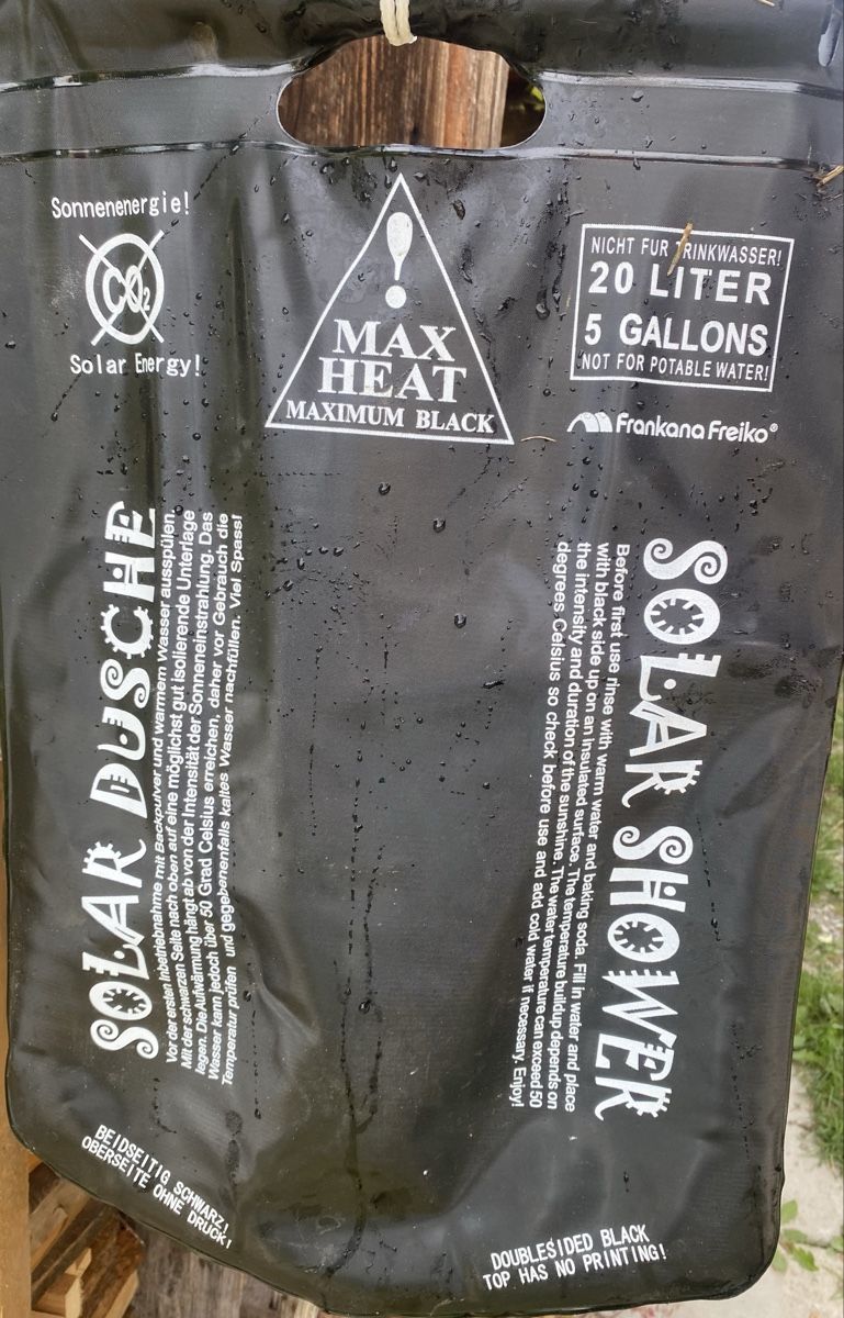 Docce: Solardusche Frankana Freiko 20 Liter – Usato da Lanzenhäusern venduto da Akubio 1