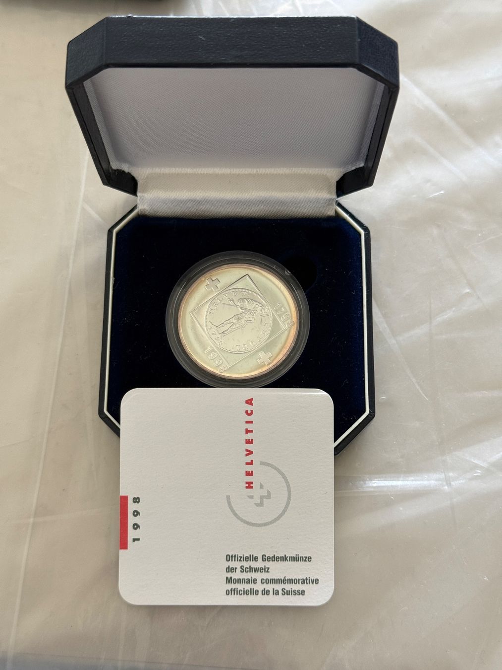Tutti le monete: Swissmint 20 Franken 1998  PP  mit Box – Nuovo (secondo la descrizione) da Wallisellen venduto da SWISS_SILVER1