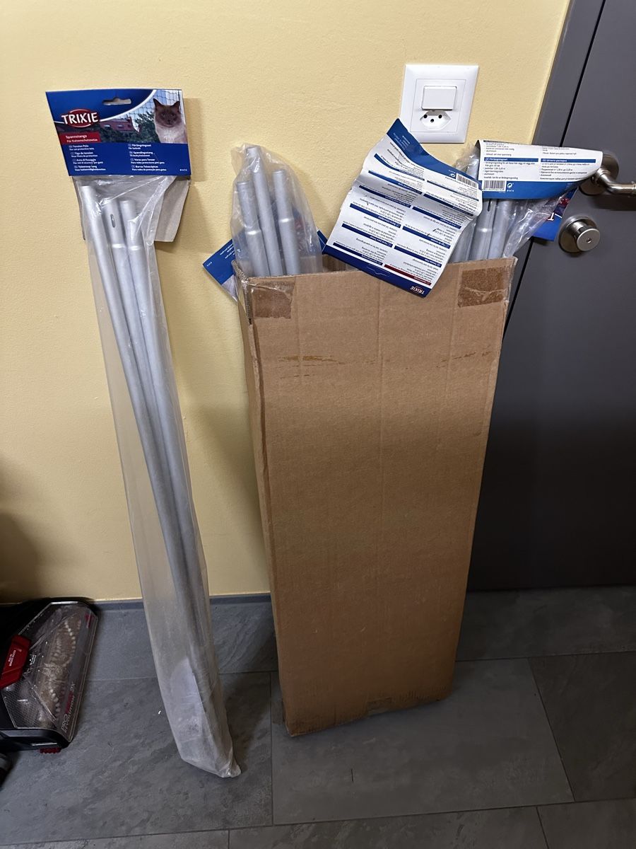 Gabbie, trasporto & Sicurezza: Katzennetz / Spannstangen / Flexi - neu – Nuovo e nell'imballaggio originale da Meilen venduto da CertifiedMagician 1