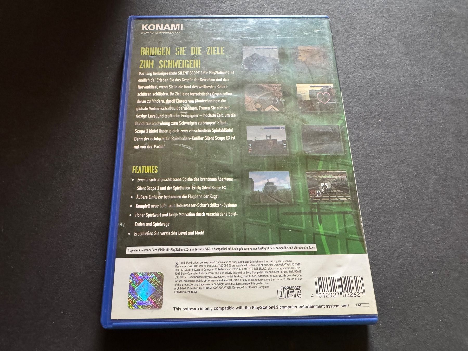 Sony Giochi: SILENT SCOPE 3 SPIEL FÜR PS2 – Usato da Hägendorf venduto da bri_v995 2