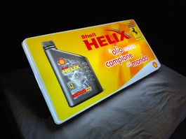 Insegna SHELL FERRARI olio campione del mondo
