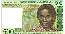 Madagaskar 500 Francs ND 1994 P-75a UNZ