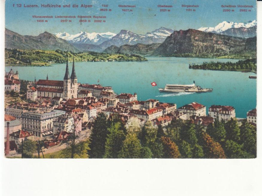 Cartoline postali: Luzern 1932 – Usato da Bürglen TG venduto da StampGraf