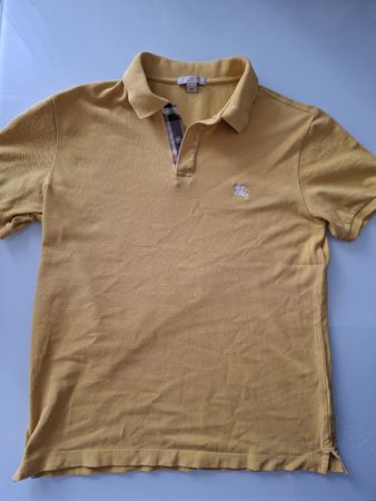 Polo Burberry Jaune Moutarde, Taille M, 