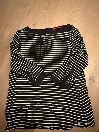 Schickes Streifenshirt, schwarz-weiss, Grösse 40, Top Zustan