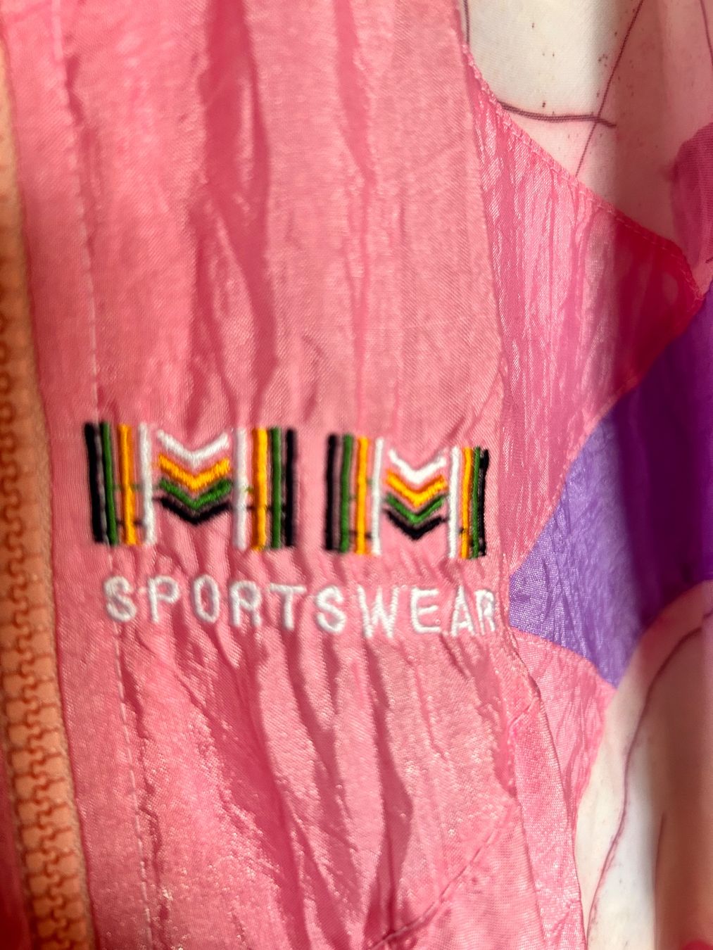 Giacche: Pinke vintage Jahre Trainerjacke – Usato da Schwyz venduto da Maerzetuepfli 2