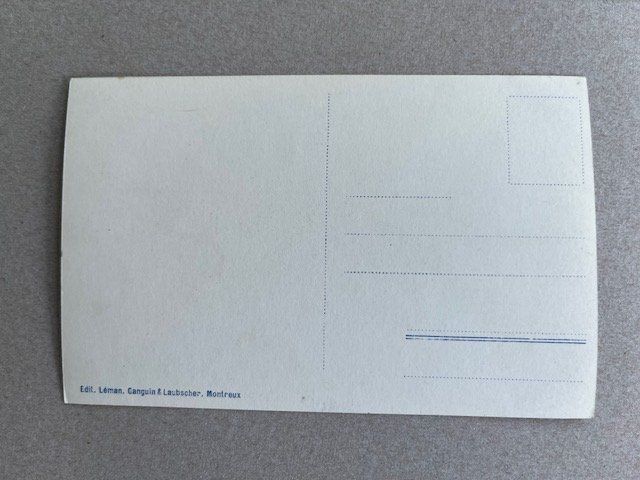 Ansichtskarten: Postkarte alt, Montreux – Gebraucht aus Niederwil AG von dahu75 1