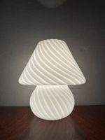 grosse Murano Swirlglas Pilzlampe