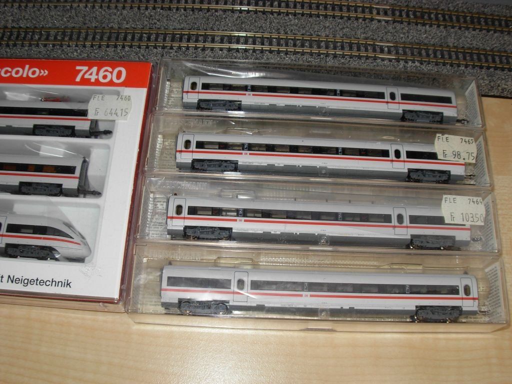 Fleischmann Modelleisenbahnen: N: DB ICE-T 7-teilig analog – Neu (gemäss Beschreibung) aus Oberrieden von Hobbyschiff 3