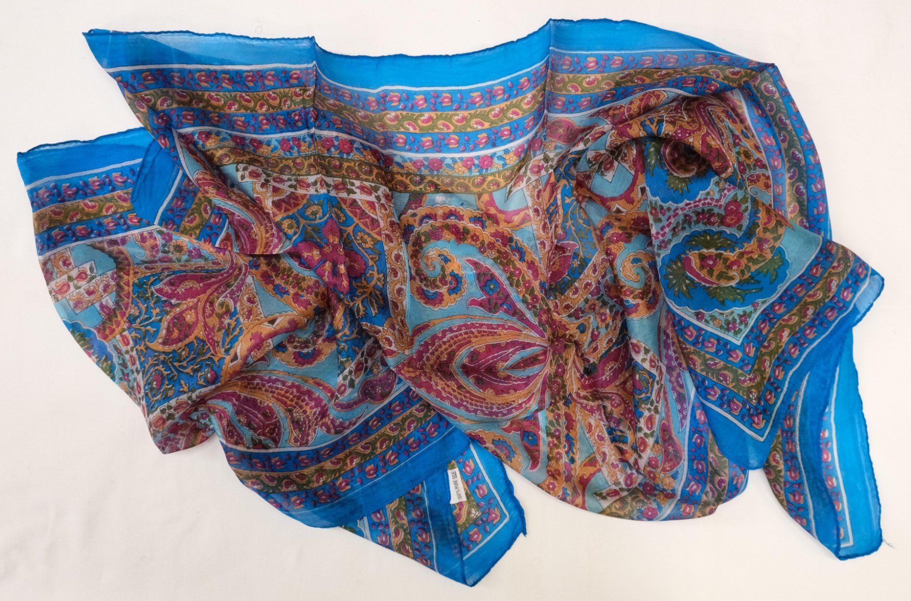 Foulard & Sciarpe: Indischer Schal aus 100% Seide – Nuovo (secondo la descrizione) da Zürich venduto da Masala-Oase