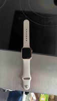 Apple Watch roségold mit weissem Armband gebraucht