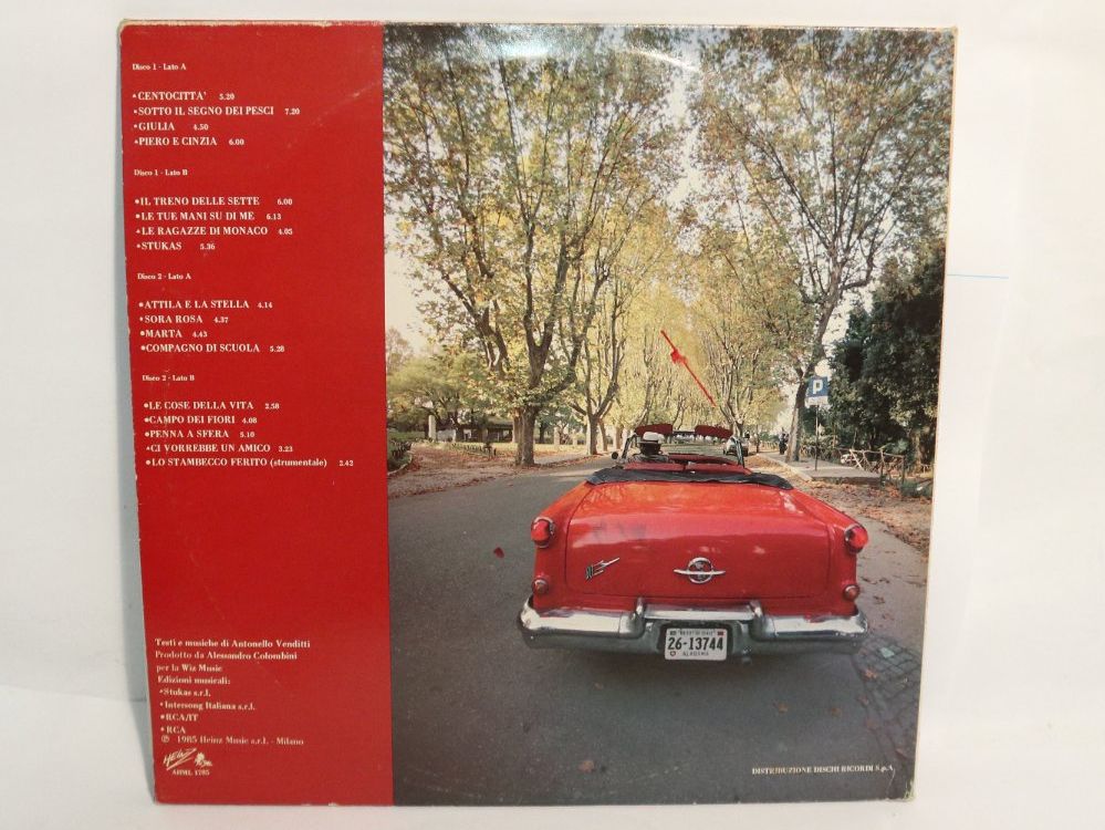 Dischi in vinile: 2x Vinyl LP Antonello Venditti, Centocitta – Usato da Eschenbach SG venduto da Astalavista 2