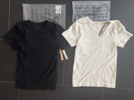 Skims T-Shirt Set - Schwarz & Weiss - S - NEU