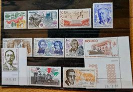 MONACO timbres neufs **