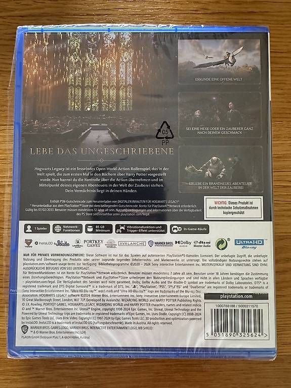 Sony Giochi: Hogwarts Legacy  PS5  Brand new, sealed – Nuovo e nell'imballaggio originale da Genève venduto da Mladuz 1