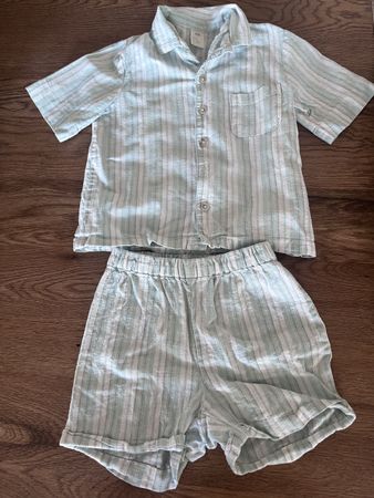 H&M Gr. 98 Kinder Baumwoll Set Türkis